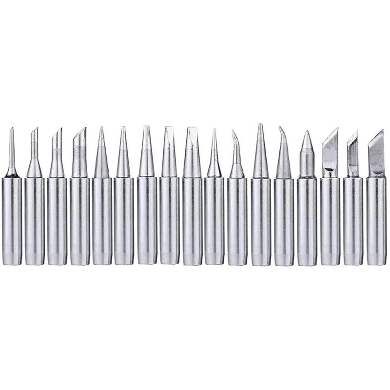 Promotion! 17Pcs Soldering Tips Kit 900M Lead-Free Solder Iron Tip Welding Replacement Accessories for Hakko Yihua Solder Statio
Promotion! 17Pcs Soldering Tips Kit 900M Lead-Free Solder Iron Tip Welding Replacement Accessories for Hakko Yihua Solder Statio