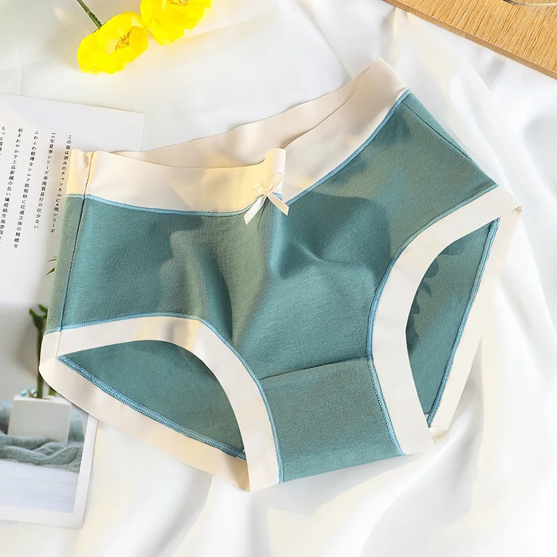 ET2853 Women Middle Waist Panties 100% Cotton underwear 
ET2853 Women Middle Waist Panties 100% Cotton underwear