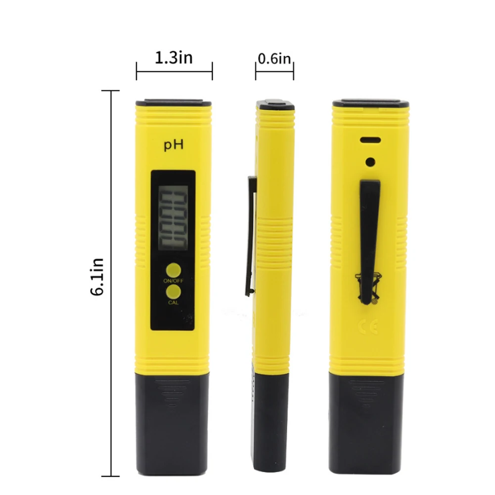 PH Meter 0.01 PH High Precision Water Quality Tester with 0-14 PH Measurement Range Suitable for Drinking Water Tester
PH Meter 0.01 PH High Precision Water Quality Tester with 0-14 PH Measurement Range Suitable for Drinking Water Tester
