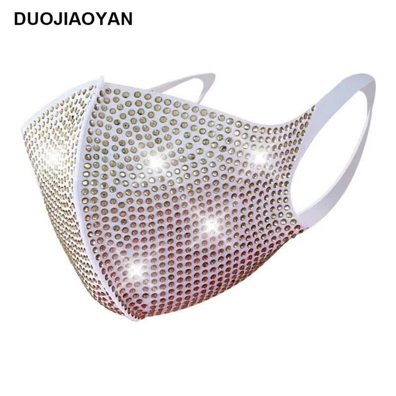 2021 Women Fashion Mouth Mask Sparkly Rhinestone Mask Reusable Washable Shiny Face-Masks Party Nightclub Jewelry Gift
2021 Women Fashion Mouth Mask Sparkly Rhinestone Mask Reusable Washable Shiny Face-Masks Party Nightclub Jewelry Gift