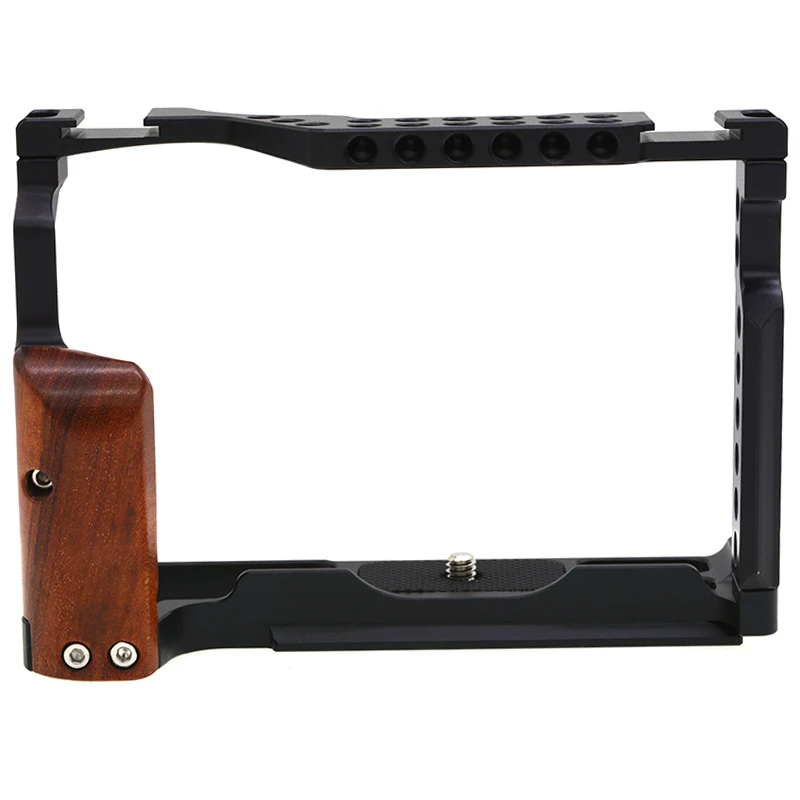 Camera Cage Aluminum Alloy Photography Video Camera Cage with Dual Cold Shoe Mount for Fujifilm X-T3/X-T2
Camera Cage Aluminum Alloy Photography Video Camera Cage with Dual Cold Shoe Mount for Fujifilm X-T3/X-T2