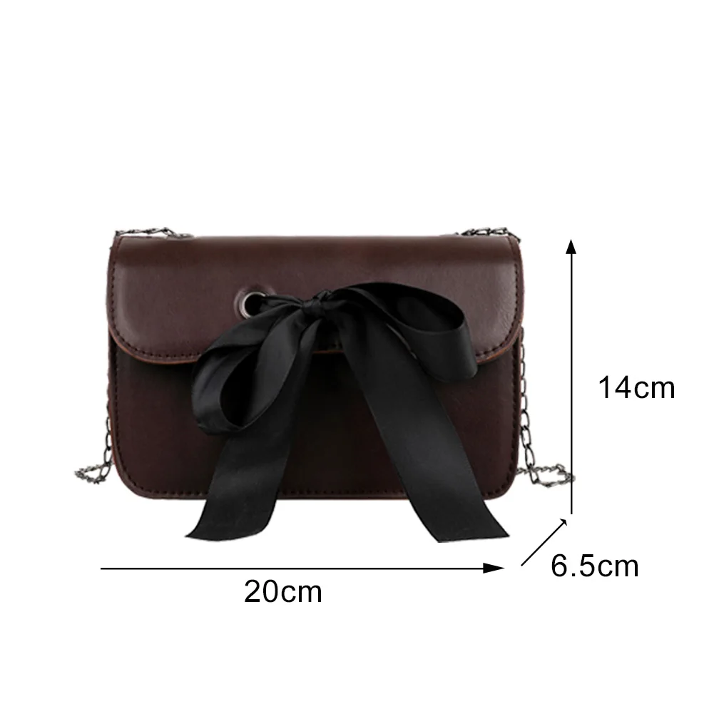 Simply Vintage Shoulder Crossbody Bag Bowknot PU Leather Solid Purse Women Square Small Commuter Street Chain Pouch 
Simply Vintage Shoulder Crossbody Bag Bowknot PU Leather Solid Purse Women Square Small Commuter Street Chain Pouch