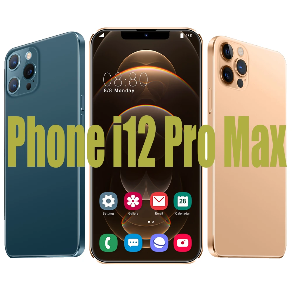 Global Version Phone I12 Pro Max 6.7” Smartphones 32MP Dual Sim 4800Mah MTK6799 Android 10.0 Deca Core Cellphones Cellular
Global Version Phone I12 Pro Max 6.7” Smartphones 32MP Dual Sim 4800Mah MTK6799 Android 10.0 Deca Core Cellphones Cellular