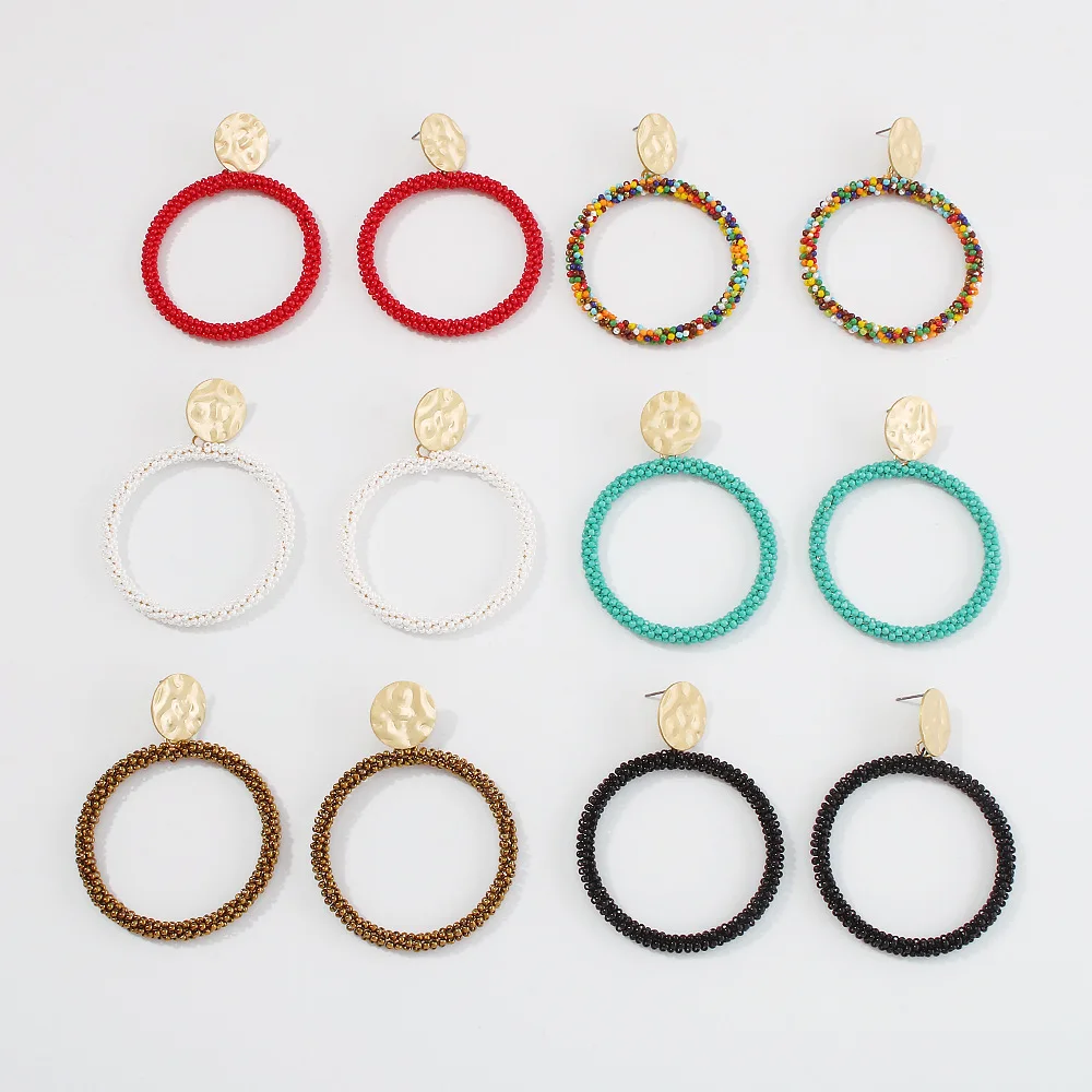 6 Colors Statement Clip On Beaded Earrings Hoop Boho Jewelry Women Stainless Steel Circle Round Vintage Accessories On Ear Gift
6 Colors Statement Clip On Beaded Earrings Hoop Boho Jewelry Women Stainless Steel Circle Round Vintage Accessories On Ear Gift