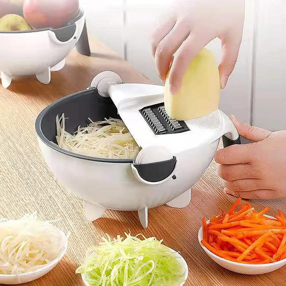 Многофункциональная Съемная овощерезка со сливной корзиной, картофелечистка, терка для моркови
Многофункциональная Съемная овощерезка со сливной корзиной, картофелечистка, терка для моркови