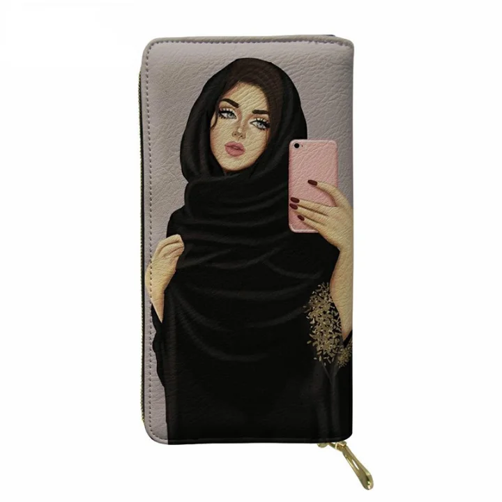 Hijab Face Muslim Islamic Gril Eyes Pattern Ladies Wallets Leather Women Phone Money Purse Bag Fashion Girl Card Holder
Hijab Face Muslim Islamic Gril Eyes Pattern Ladies Wallets Leather Women Phone Money Purse Bag Fashion Girl Card Holder