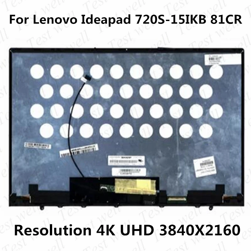 Test well 15.6" LCD Touch Screen digitizer Assembly 5D10Q63867 For Lenovo Ideapad 720S-15IKB 720s-15 Type 81CR UHD 3840X2160
Test well 15.6" LCD Touch Screen digitizer Assembly 5D10Q63867 For Lenovo Ideapad 720S-15IKB 720s-15 Type 81CR UHD 3840X2160