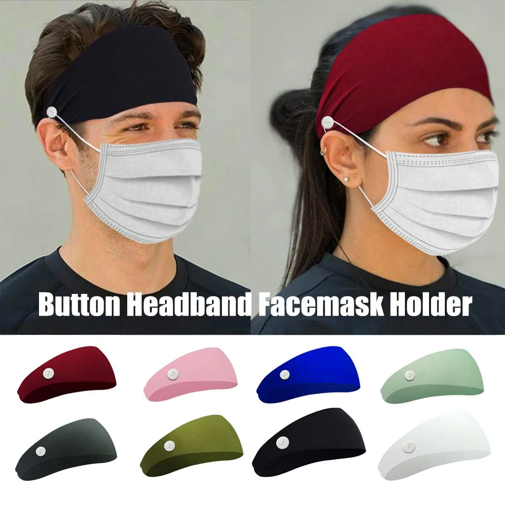Ears Protection Accessories Button Headband Face Holder Wearing Protect Ears Sports Quick Dry Sweat Sports Bandana
Ears Protection Accessories Button Headband Face Holder Wearing Protect Ears Sports Quick Dry Sweat Sports Bandana