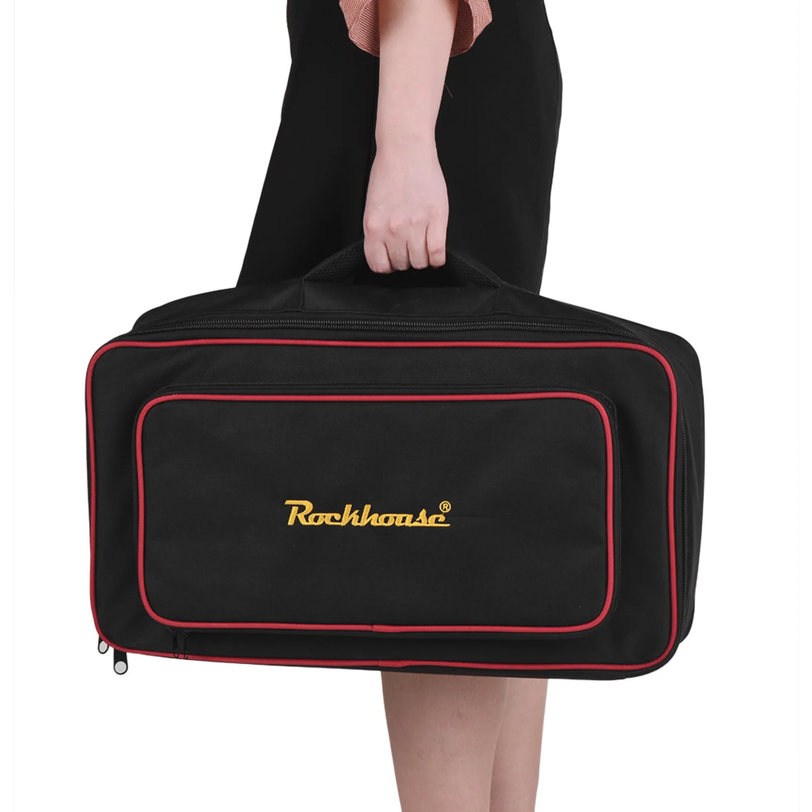 Rockhouse RPB-2 Large Portable Guitar Effect Pedal Board Lightweight Engineering Plastic with Linking Tapes Zippered Carry Bag
Rockhouse RPB-2 Large Portable Guitar Effect Pedal Board Lightweight Engineering Plastic with Linking Tapes Zippered Carry Bag