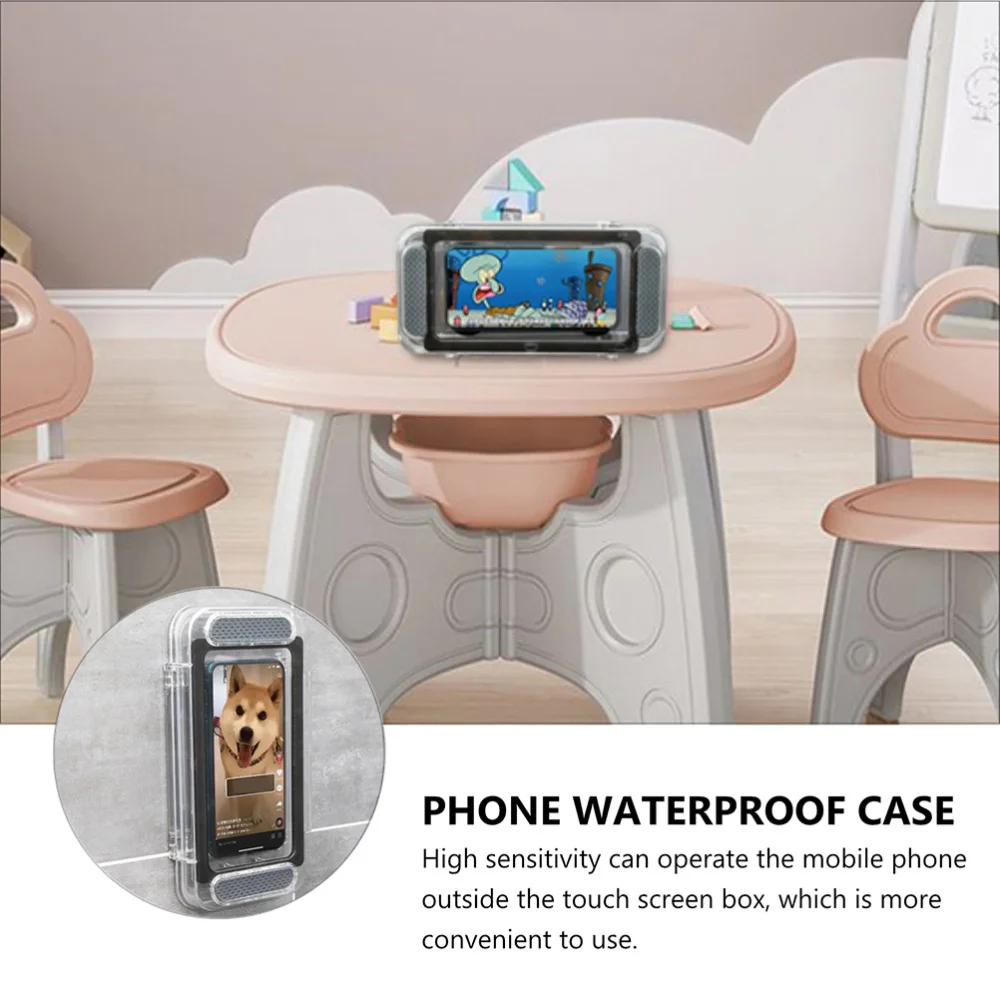 1pc Shower Waterproof Anti-frog Phone Protective and Storage Rack (Transparent)
1pc Shower Waterproof Anti-frog Phone Protective and Storage Rack (Transparent)