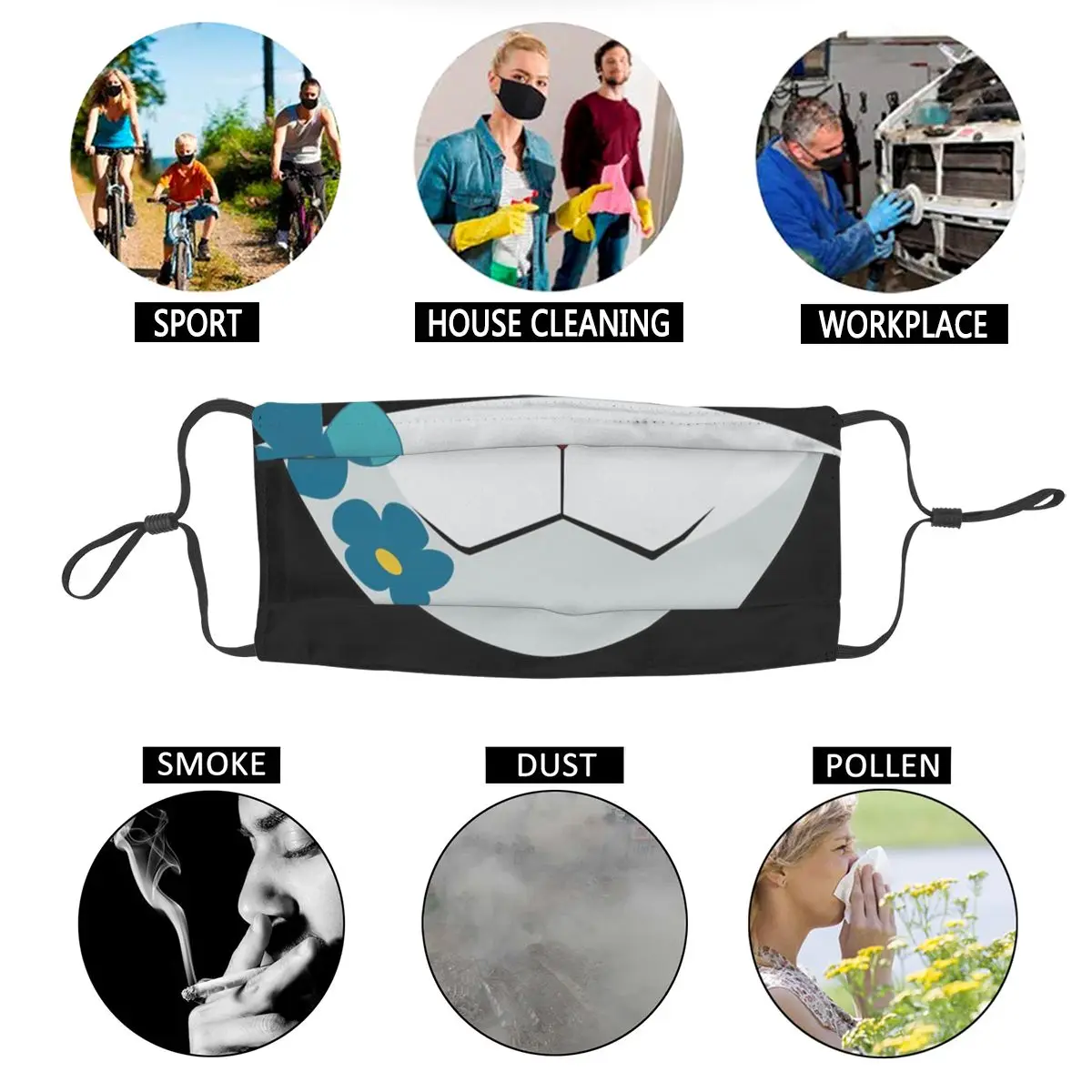 Demon Slayer Kimetsu No Yaiba Makomo Reusable Mouth Face Mask Anime Anti Haze Dustproof Protection Cover Respirator Mouth Muffle
Demon Slayer Kimetsu No Yaiba Makomo Reusable Mouth Face Mask Anime Anti Haze Dustproof Protection Cover Respirator Mouth Muffle
