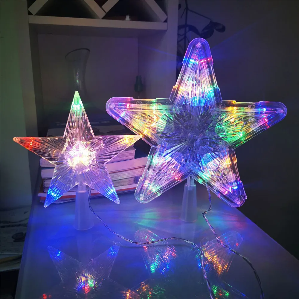 10/30leds Christmas Tree Topper LED Star Night Lamp Five-pointed Christmas Decoration lamp for Indoor Office Pop Year Decor
10/30leds Christmas Tree Topper LED Star Night Lamp Five-pointed Christmas Decoration lamp for Indoor Office Pop Year Decor