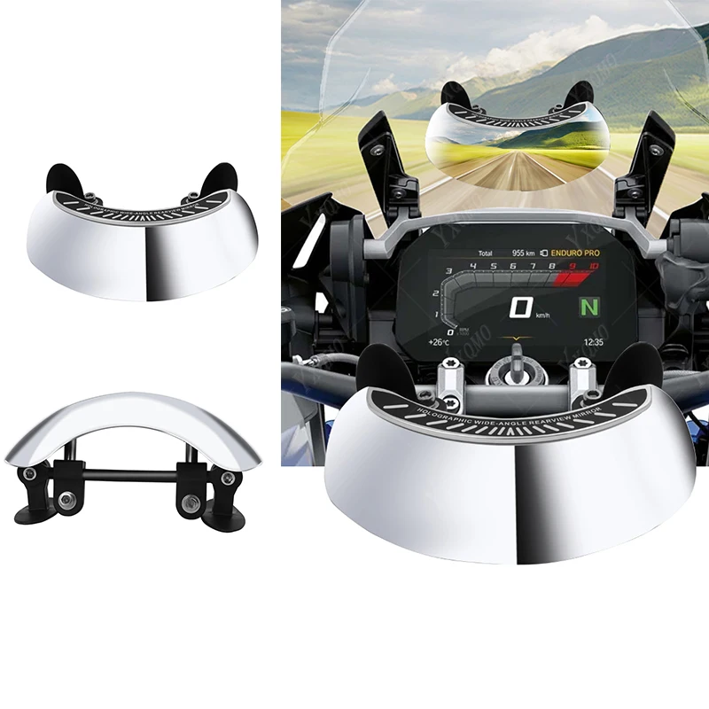 Motorcycle Windscreen 180 Degree Blind Spot Mirror Wide Angle Rearview Mirrors Safety Auxiliary Rear View Mirror for BMW HONDA
Motorcycle Windscreen 180 Degree Blind Spot Mirror Wide Angle Rearview Mirrors Safety Auxiliary Rear View Mirror for BMW HONDA