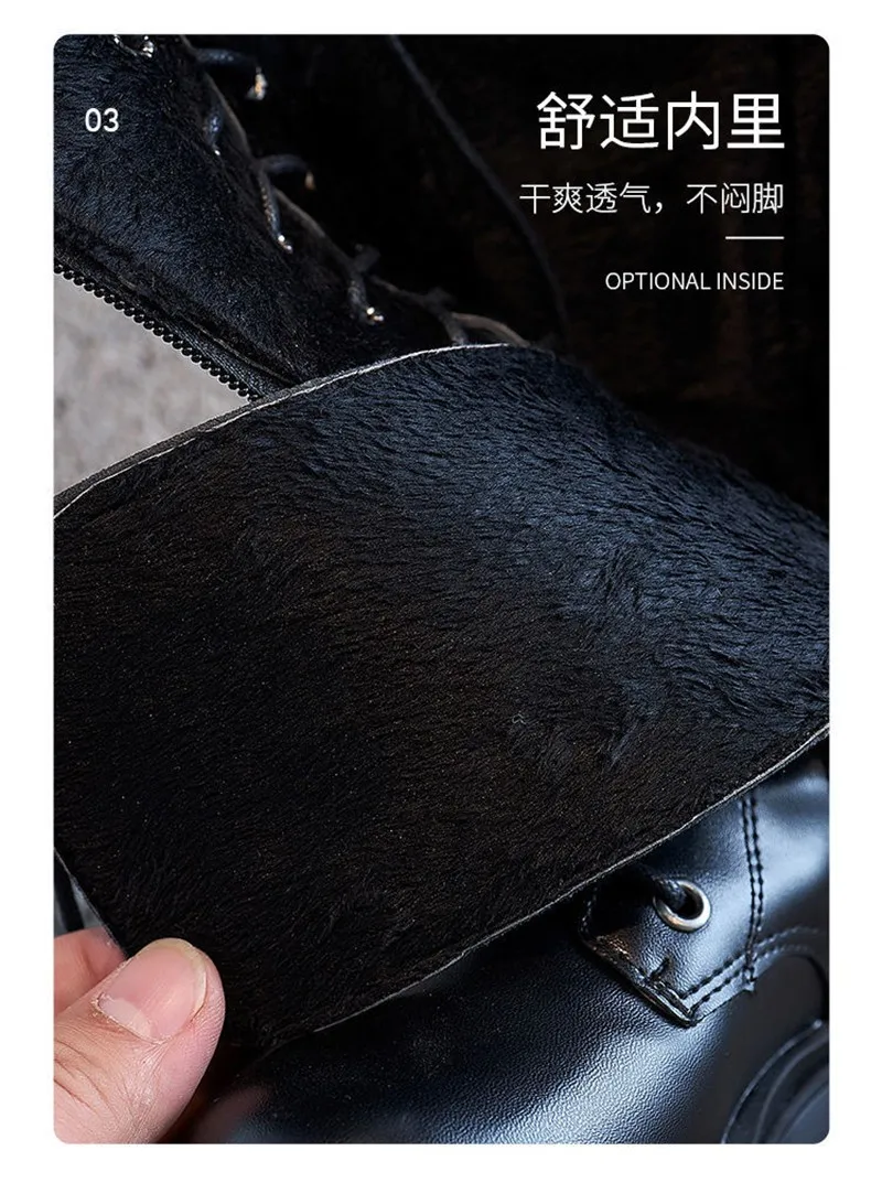 New Zip Kids Leather Boots For Girls Boys High Mid-Calf Martin Boots Autumn Winter Fashion Solid Colors Non-Slip Long Snow Boots
New Zip Kids Leather Boots For Girls Boys High Mid-Calf Martin Boots Autumn Winter Fashion Solid Colors Non-Slip Long Snow Boots