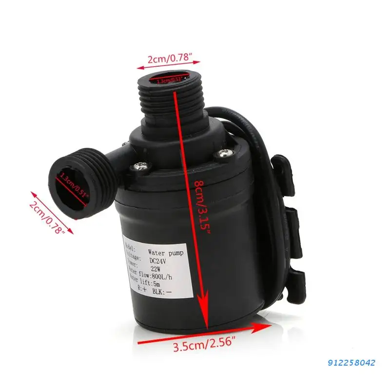 800L/H 5m DC 12V 24V Solar Water Heater Brushless Motor Circulation Water Pump
800L/H 5m DC 12V 24V Solar Water Heater Brushless Motor Circulation Water Pump