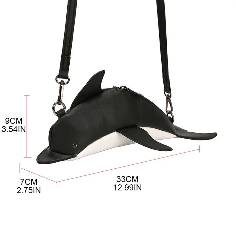 Women Cute Dolphin Shape PU Leather Handbag Shoulder Crossbody Bag Satchel Purse 50LD
Women Cute Dolphin Shape PU Leather Handbag Shoulder Crossbody Bag Satchel Purse 50LD