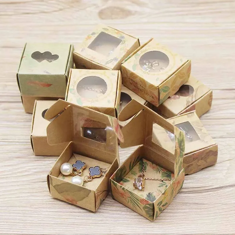 

Картонная коробка для конфет из крафт-бумаги, мраморный стиль, ручная работа, подарочная упаковка «сделай сам», украшение для дома, Рождеств...