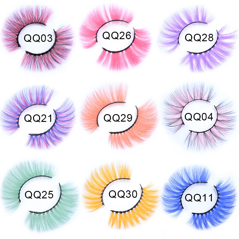 OKAYLASH Cruelty Free Silk Lace Colored Eyelashes 3D 5D Dramatic Rainbow Eye Lashes Makeup Beauty Purple Cilias
OKAYLASH Cruelty Free Silk Lace Colored Eyelashes 3D 5D Dramatic Rainbow Eye Lashes Makeup Beauty Purple Cilias