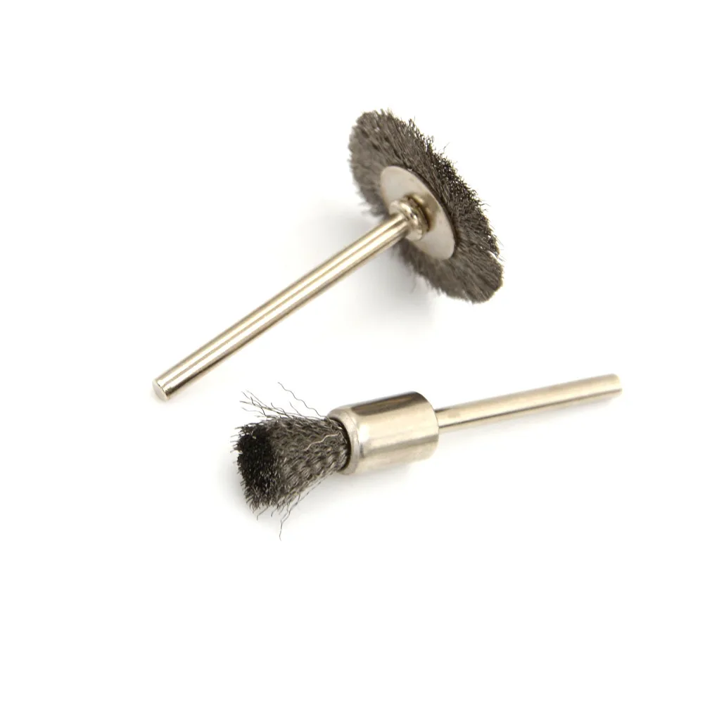 5Pcs 3mm Polishing Brush Wire Wheel Brushes for Drill Rotary Tool Polishing Grinding Tools Stainless Steel 5/8/15/25/35mm
5Pcs 3mm Polishing Brush Wire Wheel Brushes for Drill Rotary Tool Polishing Grinding Tools Stainless Steel 5/8/15/25/35mm