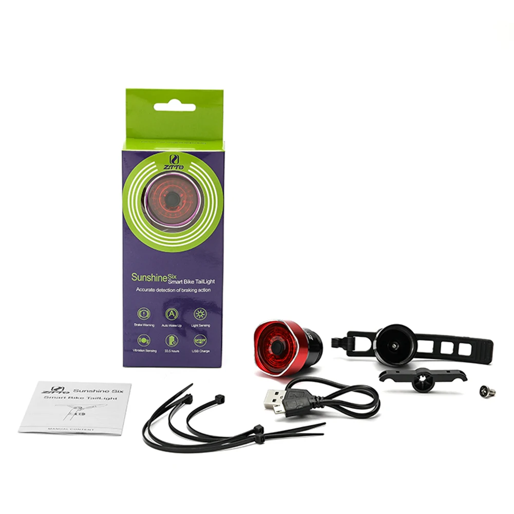 Bike Rear Light USB Rechargeable Bicycle Taillights Auto Start/Stop Brake Sensing IP65 Waterproof for Cycling Safety Flashlight
Bike Rear Light USB Rechargeable Bicycle Taillights Auto Start/Stop Brake Sensing IP65 Waterproof for Cycling Safety Flashlight