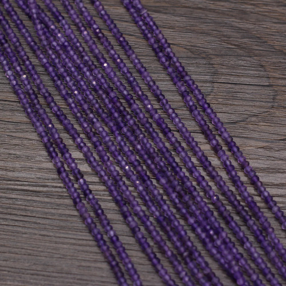 Natural Semi-precious Stone Small Beads Amethyst 3x2mm For DIY Necklace Earrings Accessories Gift Length 38cm
Natural Semi-precious Stone Small Beads Amethyst 3x2mm For DIY Necklace Earrings Accessories Gift Length 38cm