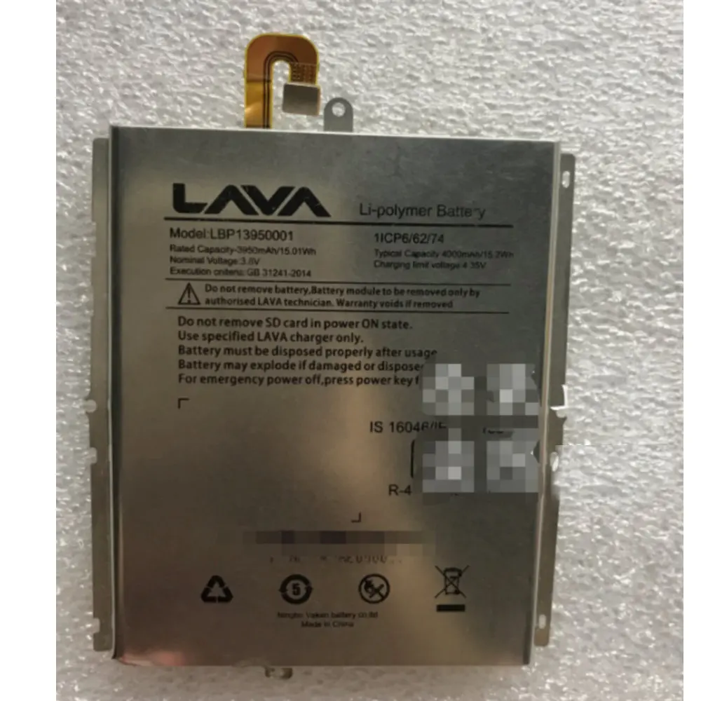Аккумулятор 3,8 в 3950 мАч LBP13950001 для сотового телефона LAVA LBP13950001, аккумулятор + номер отслеживания
Аккумулятор 3,8 в 3950 мАч LBP13950001 для сотового телефона LAVA LBP13950001, аккумулятор + номер отслеживания