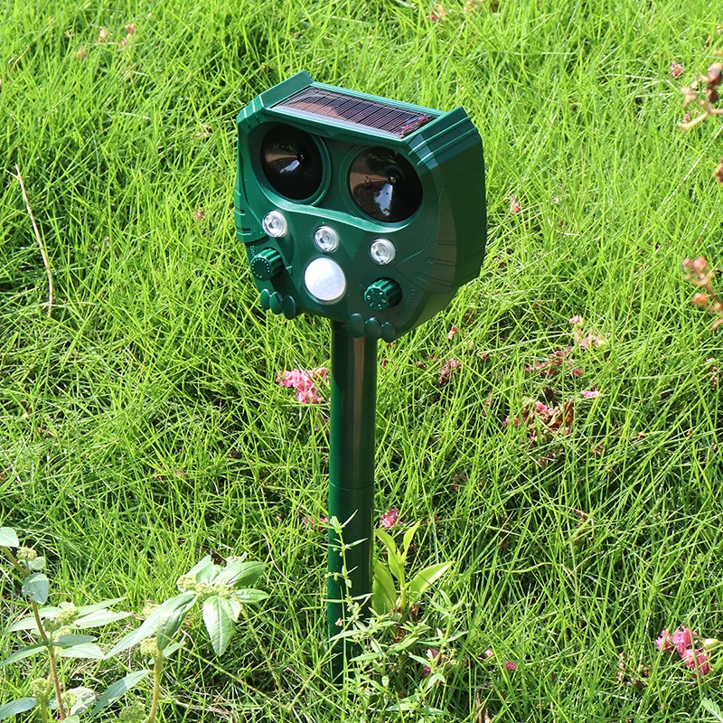 Solar Powered Ultrasonic Pest Animal Repeller Outdoor Garden Snake Bird Mouse Mole Repellent Pest Control
Solar Powered Ultrasonic Pest Animal Repeller Outdoor Garden Snake Bird Mouse Mole Repellent Pest Control