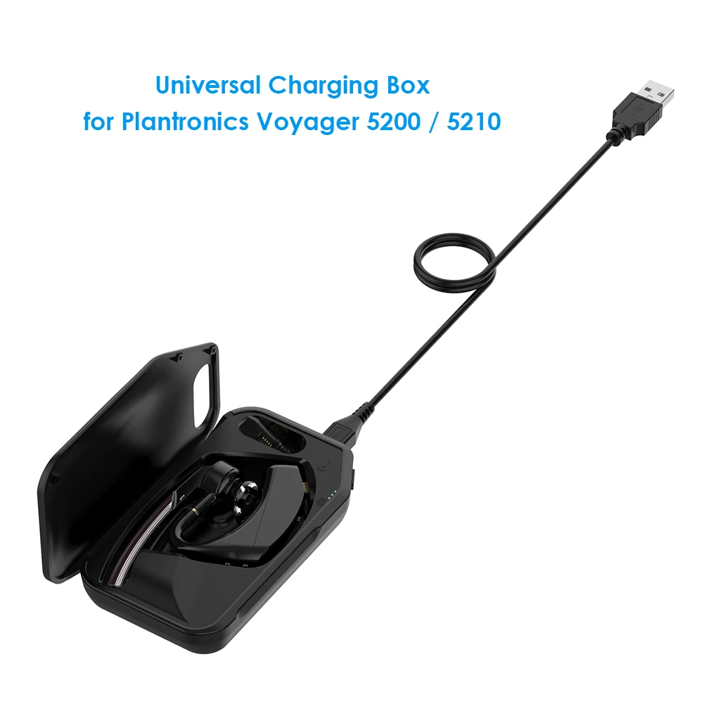 Headphone Charging Case Headset Charger Box Easily Carrying Lightweight Earphone Part for Plantronics Voyager 5200 5210
Headphone Charging Case Headset Charger Box Easily Carrying Lightweight Earphone Part for Plantronics Voyager 5200 5210