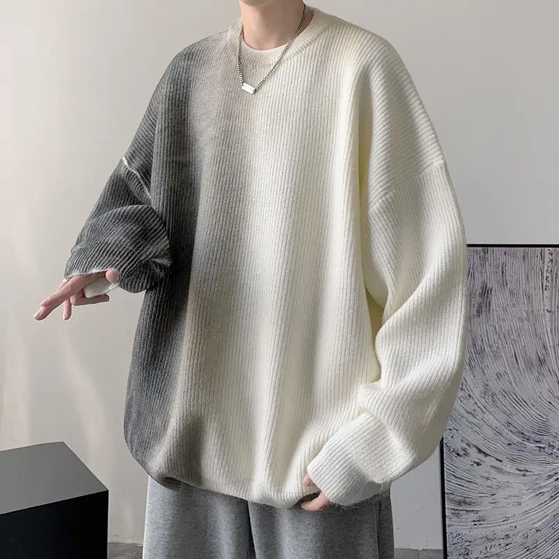 ZCSMLL Autumn Winter Gradient Tie-dye Crewneck Sweater Men's Trendy Loose Top Clothes Hedging Fried Street Sweater Jacket
ZCSMLL Autumn Winter Gradient Tie-dye Crewneck Sweater Men's Trendy Loose Top Clothes Hedging Fried Street Sweater Jacket