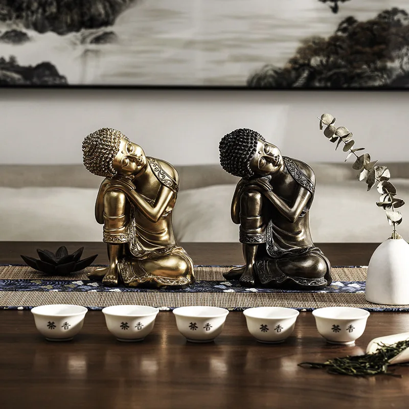 Новая южновосточная азиатская религиозная наклонная голова Будды, безопасная смола, Спящая Будда, скульптура, индуистская Статуэтка 
Новая южновосточная азиатская религиозная наклонная голова Будды, безопасная смола, Спящая Будда, скульптура, индуистская Статуэтка