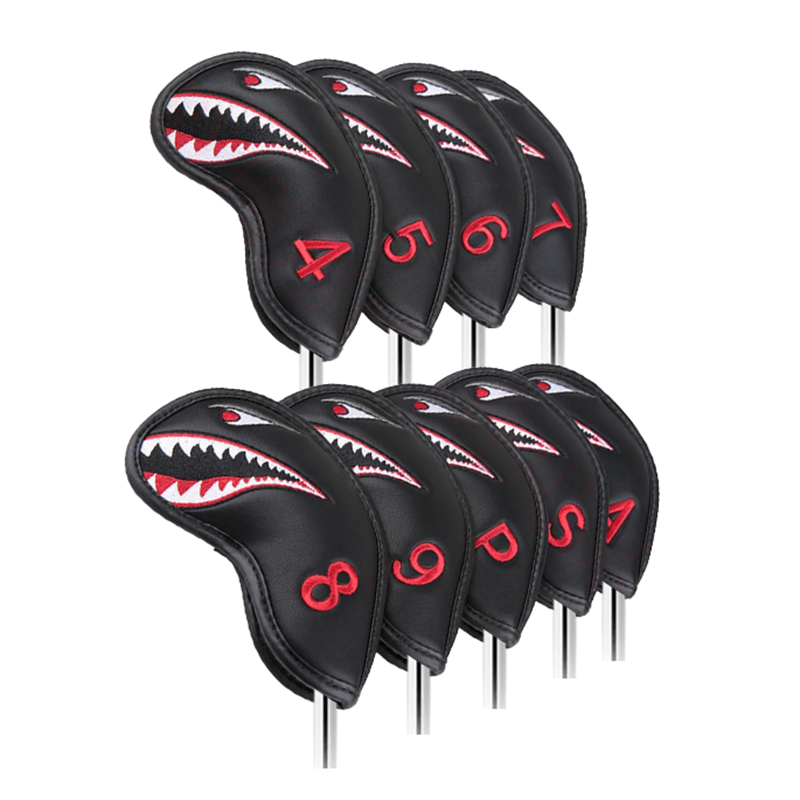 Golf Iron Cover 9Pcs Set PU Leather Waterproof No.4/5/6/7/8/9/P/S/A Clubs Protection Headcover Golfer Equipment
Golf Iron Cover 9Pcs Set PU Leather Waterproof No.4/5/6/7/8/9/P/S/A Clubs Protection Headcover Golfer Equipment