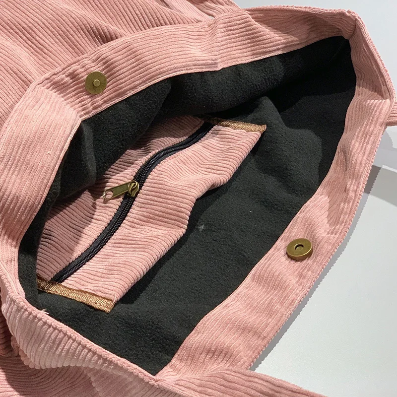 Corduroy Shopper Women's Bag 2021 Tote Bag Girls Handbag Female Shoulder Bags Casual Wallets Large Capacity Canvas Bag Schoolbag
Corduroy Shopper Women's Bag 2021 Tote Bag Girls Handbag Female Shoulder Bags Casual Wallets Large Capacity Canvas Bag Schoolbag