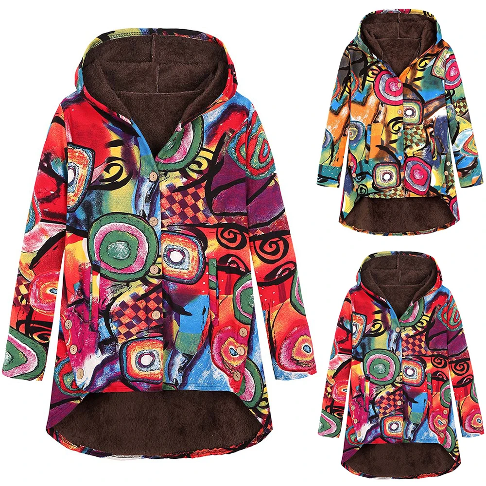Winter Coat 2020 Plush Parkas Irregular Winter Women Plus Size Button Hooded Jacket Women Floral Printed Long Sleeve Coat Female
Winter Coat 2020 Plush Parkas Irregular Winter Women Plus Size Button Hooded Jacket Women Floral Printed Long Sleeve Coat Female