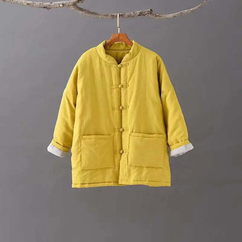 2021 winter and spring retro linen retro original Sufeng thickened warm cotton padded jacket cotton padded jacket personalized
2021 winter and spring retro linen retro original Sufeng thickened warm cotton padded jacket cotton padded jacket personalized
