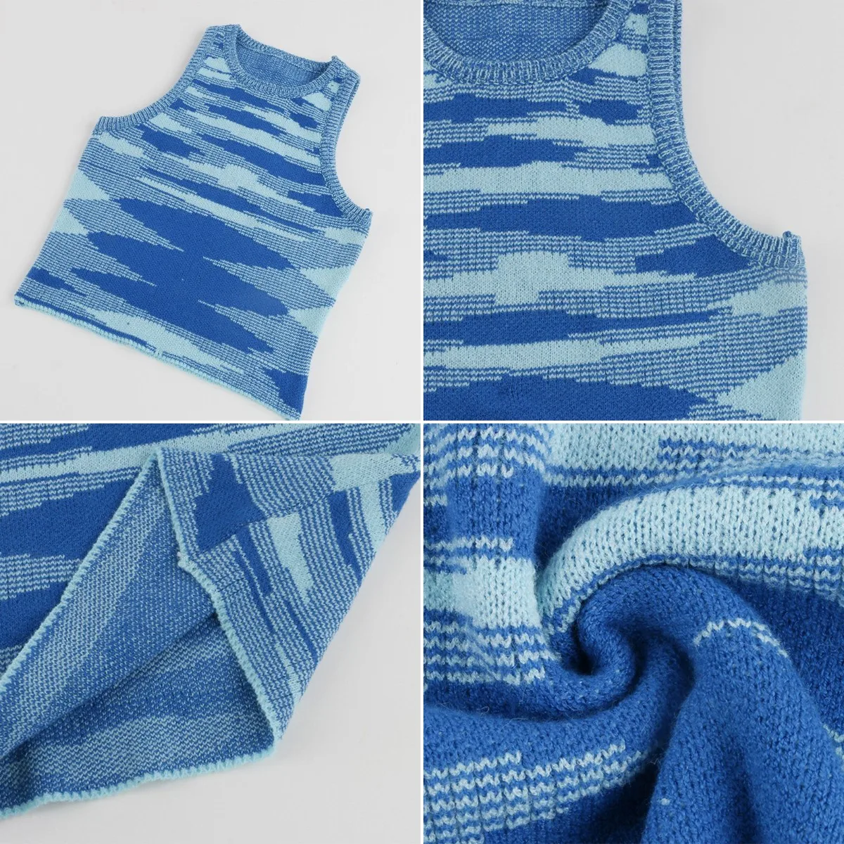 Forefair Y2K Knitted Tank Tops Women Off Shoulder Casual Streetwear O Neck Blue Slim 2021 Summer Basic Cropped Tops Women
Forefair Y2K Knitted Tank Tops Women Off Shoulder Casual Streetwear O Neck Blue Slim 2021 Summer Basic Cropped Tops Women
