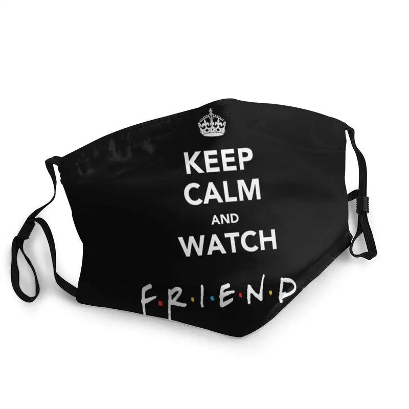 Многоразовая мужская маска с забавными цитатами «Keep Calm And Watch Friends», маска для лица против смога и пыли, респиратор, маска для рта
Многоразовая мужская маска с забавными цитатами «Keep Calm And Watch Friends», маска для лица против смога и пыли, респиратор, маска для рта