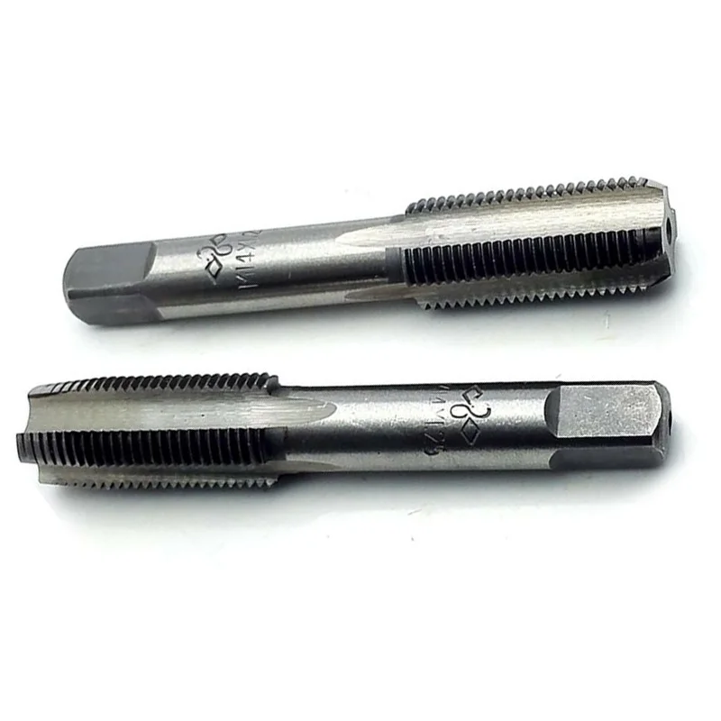 2pcs HSS 14mm X 1.25 Metric Taper & Plug Tap Right Hand Thread M14 X 1.25mm 80mm Long Silver Plug Tap
2pcs HSS 14mm X 1.25 Metric Taper & Plug Tap Right Hand Thread M14 X 1.25mm 80mm Long Silver Plug Tap