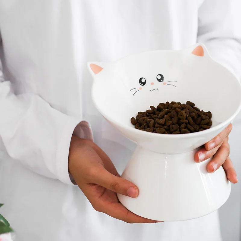 Pet Cat Ceramics Bowl Cute Protective Bowl Water Food Feeder Puppy Kitten Pet Health Feeding Bowl Oblique Mouth Bowl Heightened
Pet Cat Ceramics Bowl Cute Protective Bowl Water Food Feeder Puppy Kitten Pet Health Feeding Bowl Oblique Mouth Bowl Heightened