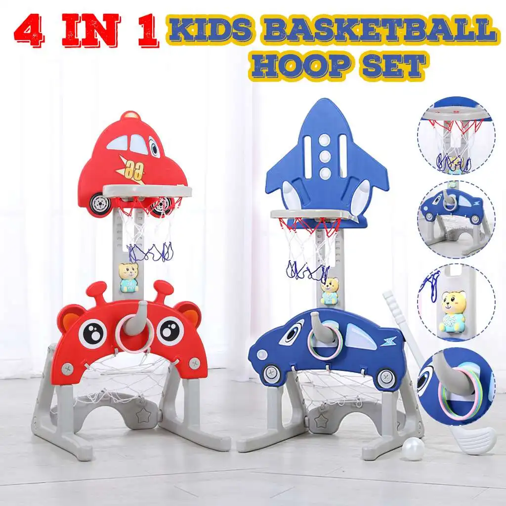 4in1 Children Basketball Stands Height Adjustable Baby Basketball Goal Hoop Toy Set Shooting Toy Home Indoor Sport Game for Kids
4in1 Children Basketball Stands Height Adjustable Baby Basketball Goal Hoop Toy Set Shooting Toy Home Indoor Sport Game for Kids