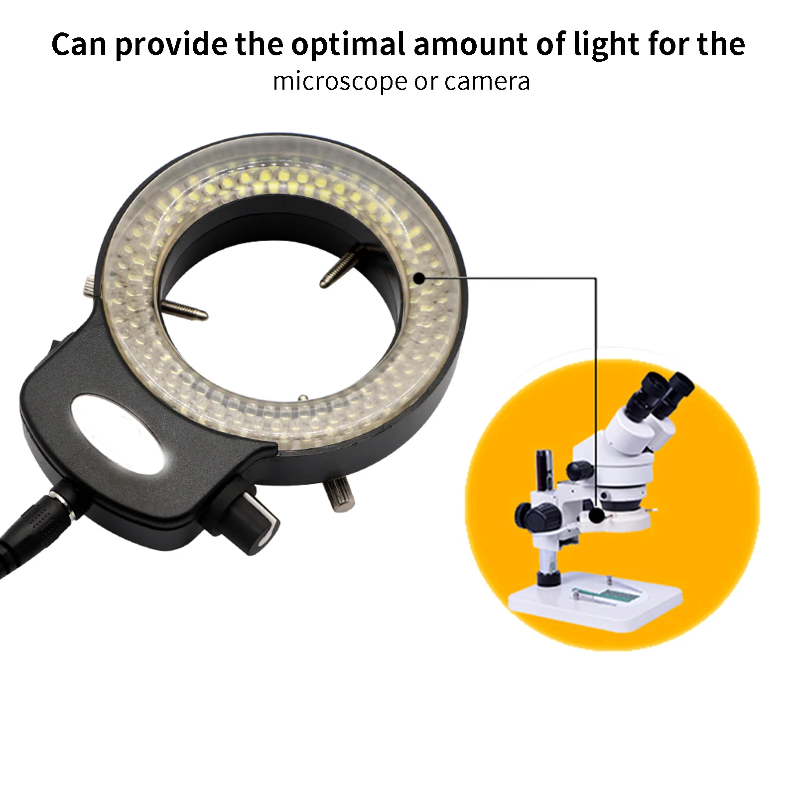Microscope LED Ring Light Illuminator Lamp For Microscope LED Light Industrial microscope camera light source 110V-240V Adapter
Microscope LED Ring Light Illuminator Lamp For Microscope LED Light Industrial microscope camera light source 110V-240V Adapter