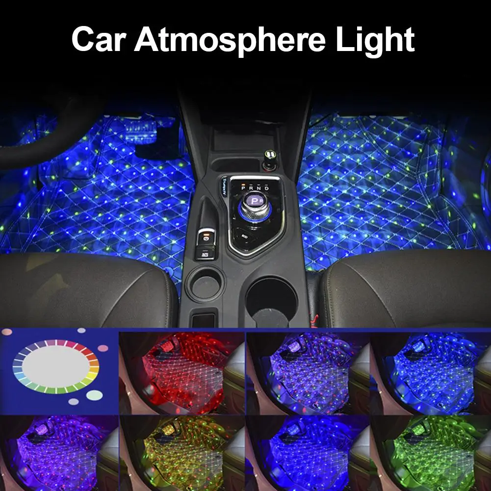 LED Car Night Light Projector Atmosphere Lamp USB Decorative Lamp Adjustable Multiple Lighting Effects
LED Car Night Light Projector Atmosphere Lamp USB Decorative Lamp Adjustable Multiple Lighting Effects