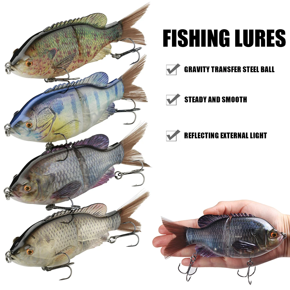 14cm Fishing Lure 3D Eyes Saltwater Barbed Bionic Bait Two Section Freshwater Fish Swimming Fake Lure Tackle Accessory 
14cm Fishing Lure 3D Eyes Saltwater Barbed Bionic Bait Two Section Freshwater Fish Swimming Fake Lure Tackle Accessory