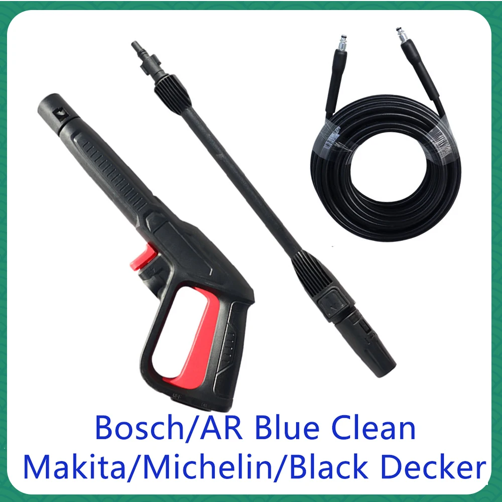 Pressure Washer Spray Gun Car Washer Jet Water Gun Nozzle for AR Blue Clean Black Decker Bosch Michelin Makita Pressure Washer
Pressure Washer Spray Gun Car Washer Jet Water Gun Nozzle for AR Blue Clean Black Decker Bosch Michelin Makita Pressure Washer