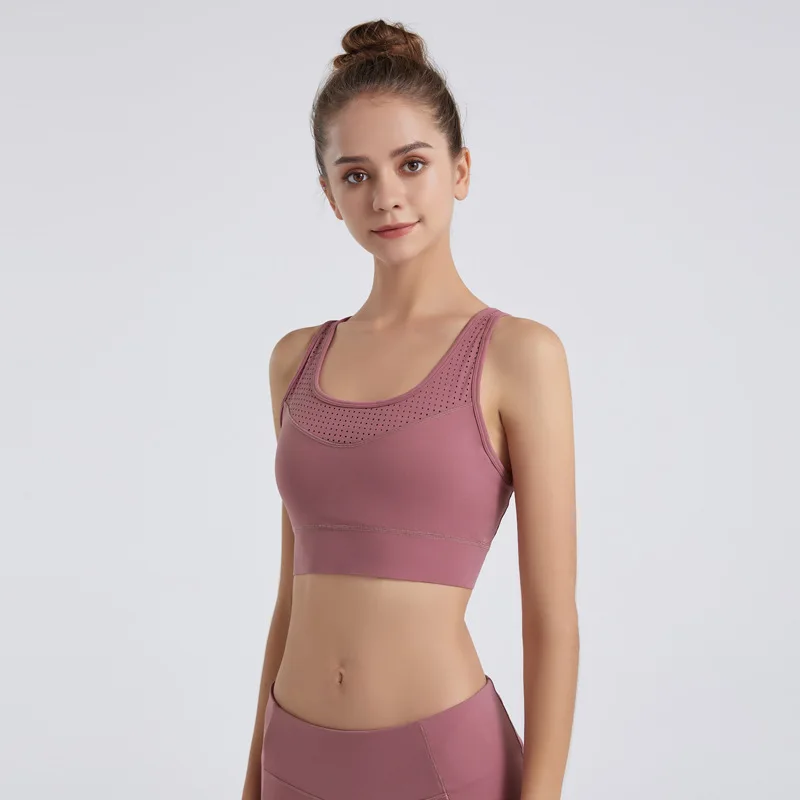 2021 New Comfortable and Breathable Sports Bra Women's Breathable Mesh Yoga Beauty Back Running Shockproof Sports Top Yoga Bra
2021 New Comfortable and Breathable Sports Bra Women's Breathable Mesh Yoga Beauty Back Running Shockproof Sports Top Yoga Bra
