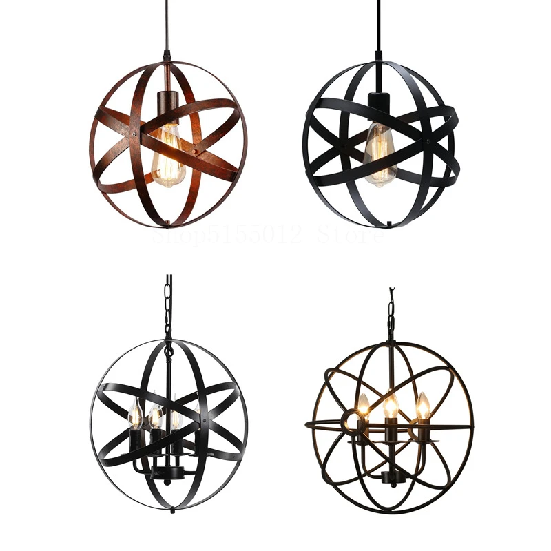 Nordic Retro Pendant Lights Industrial Decor Metal Spherical Hanglamp Light Fixture Home Decor Vintage Edison Pendant Lamp
Nordic Retro Pendant Lights Industrial Decor Metal Spherical Hanglamp Light Fixture Home Decor Vintage Edison Pendant Lamp