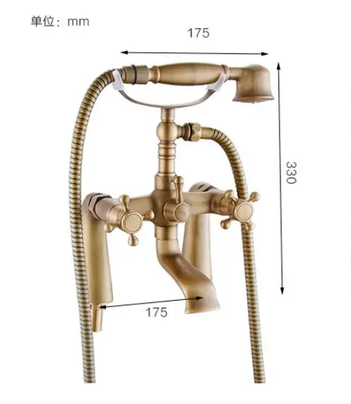 Deck mounted bath faucet shower antique shower faucet bathroom telephone bathtub faucet with hand shower bath & shower tap
Deck mounted bath faucet shower antique shower faucet bathroom telephone bathtub faucet with hand shower bath & shower tap