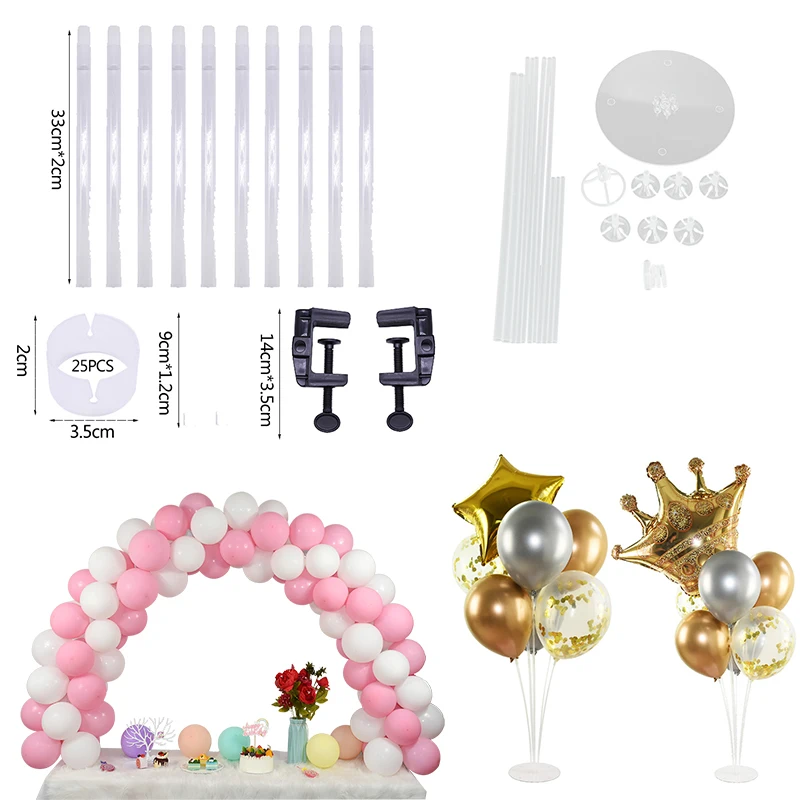 DIY Balloon Arch Holder Column Stand Ballons Clips Birthday Party Decorations Balloon Chain Wedding Event Accessories
DIY Balloon Arch Holder Column Stand Ballons Clips Birthday Party Decorations Balloon Chain Wedding Event Accessories
