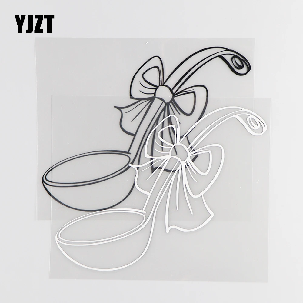 YJZT 14.3×11.3CM Bow Spoon Art Decoration Car Sticker Pattern Creative Vinyl Decal Black/Silver 20D-0028
YJZT 14.3×11.3CM Bow Spoon Art Decoration Car Sticker Pattern Creative Vinyl Decal Black/Silver 20D-0028