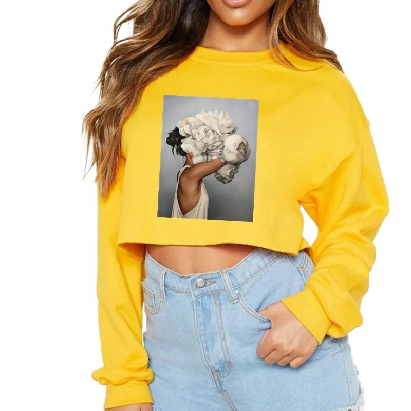 2020 New Fashion Art Printed O Neck Long Sleeve Female Crop Top Sweatshirt Casual Women Pullovers Loose Sweatshirts
2020 New Fashion Art Printed O Neck Long Sleeve Female Crop Top Sweatshirt Casual Women Pullovers Loose Sweatshirts