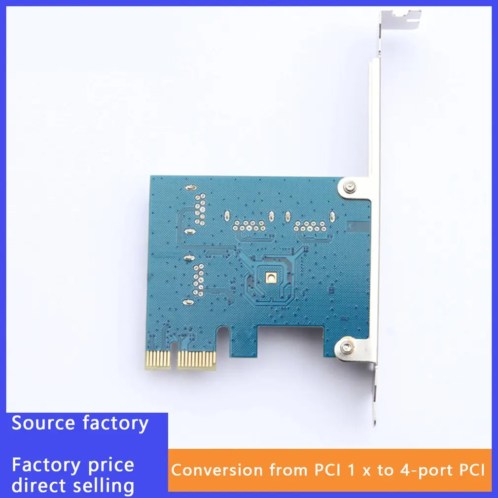 PCIe One To Four PCI Express 16X Slots Riser Card PCI-E 1X To External 4 PCI-e Slot USB 3.0 Riser Card
PCIe One To Four PCI Express 16X Slots Riser Card PCI-E 1X To External 4 PCI-e Slot USB 3.0 Riser Card